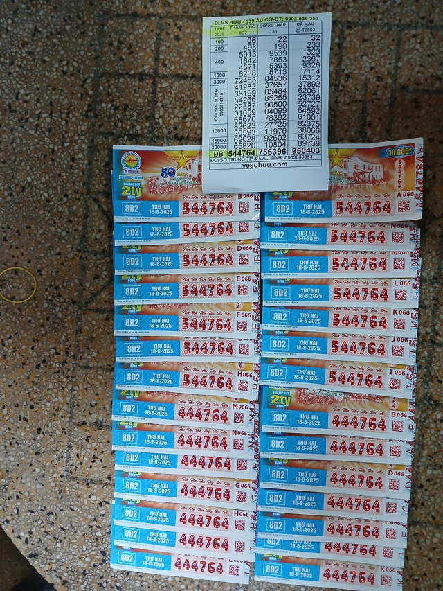 Đại lý TP.HCM cầm 28 tỉ đến nhà 5 tầng đổi 14 tờ vé trúng độc đắc - Ảnh 1.