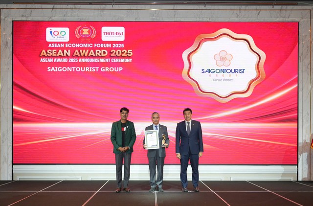 Saigontourist Group vinh dự nhận nhiều giải thưởng tại Diễn đàn Kinh tế ASEAN 2025 - Ảnh 1.