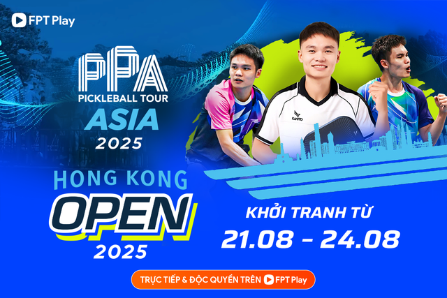 FPT Play phát độc quyền PPA Pickleball Tour Asia 2025, khán giả Việt Nam thích thú- Ảnh 1.