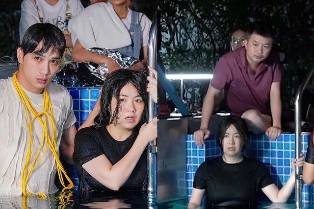 Lê Khánh hoảng loạn, được chồng hỗ trợ khi quay cảnh nguy hiểm- Ảnh 1. Lê Khánh hoảng loạn, được chồng hỗ trợ khi quay cảnh nguy hiểm- Ảnh 1.