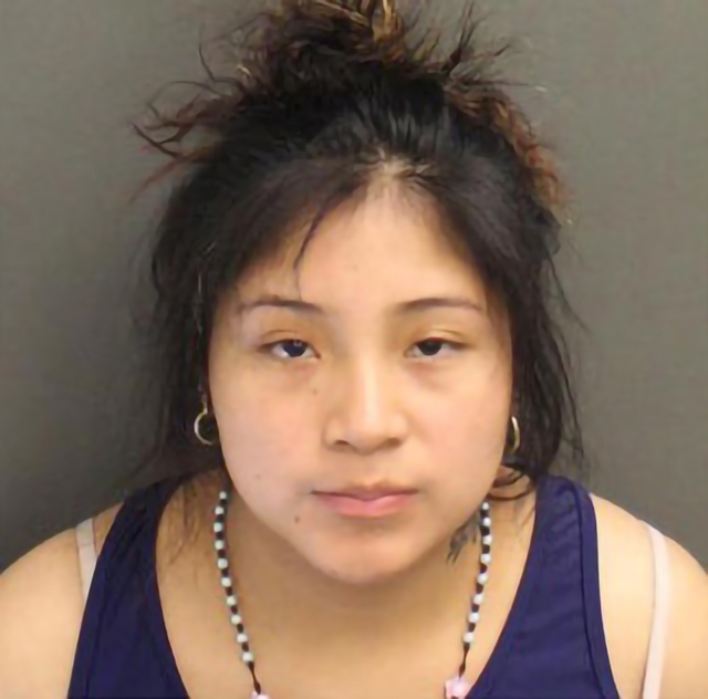 Angelica Sanchez Bautista bị bắt vì để con một mình trong ô tô giữa nắng nóng - Ảnh 1.