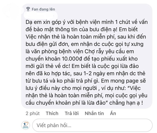 Bệnh viện lớn ở TP.HCM bị mạo danh để lừa đảo từ thiện- Ảnh 3.