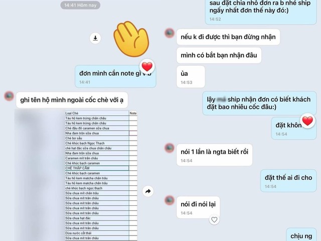 Nhân viên đặt 30 ly chè, muốn ghi tên từng người bị đình chỉ, shipper mất việc - Ảnh 2.