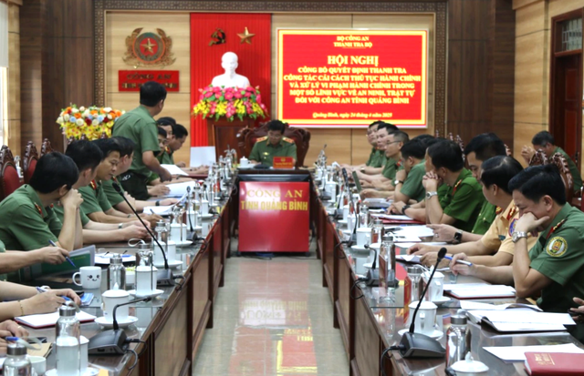 Đề xuất duy trì tổ chức thanh tra tại 2 cục nghiệp vụ của Bộ Công an- Ảnh 1.