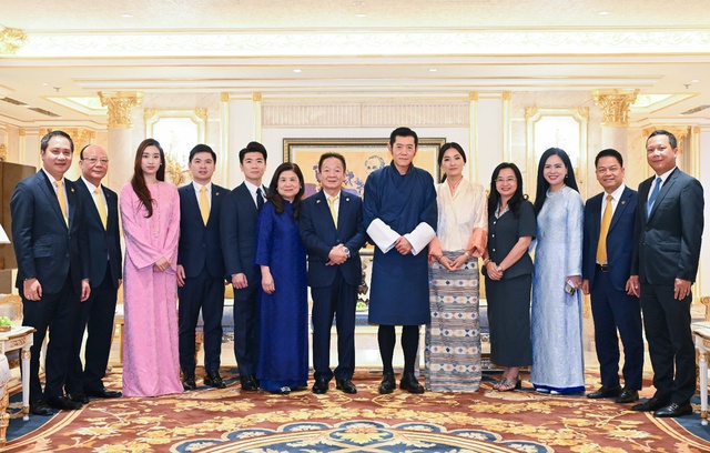 Quốc vương Bhutan và Hoàng hậu tới thăm Tập đoàn T&T Group- Ảnh 3.