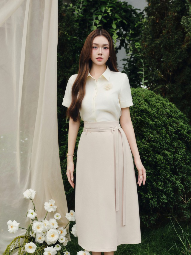 Những set đồ công sở trẻ trung nhưng vẫn giữ phong thái chuyên nghiệp- Ảnh 2.
