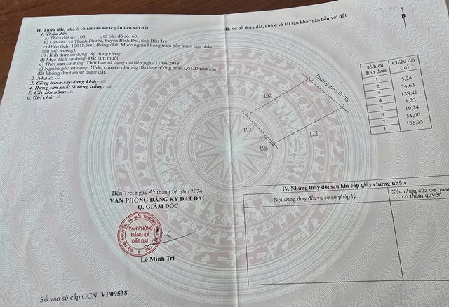 Vĩnh Long: Dân bức xúc bồi thường GPMB kiểu “ghi một đằng, làm một nẻo” - Ảnh 1.