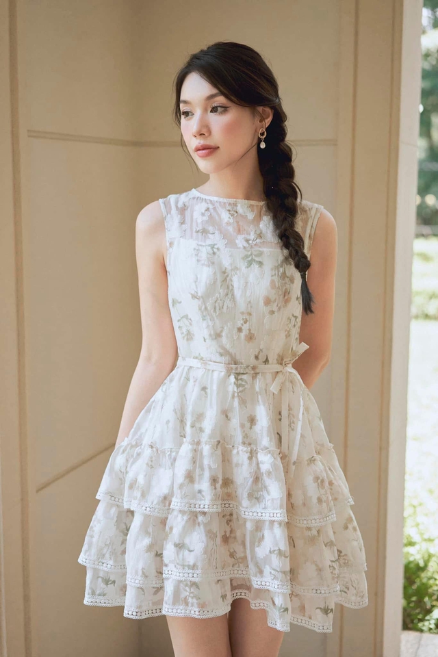Váy hoa, váy họa tiết đẹp nhất mùa là đây- Ảnh 2.