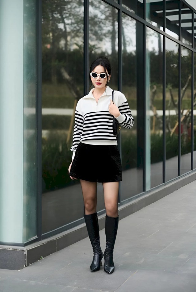 4 cách biến hóa với áo len tăm cho nàng thêm rạng ngời- Ảnh 8.