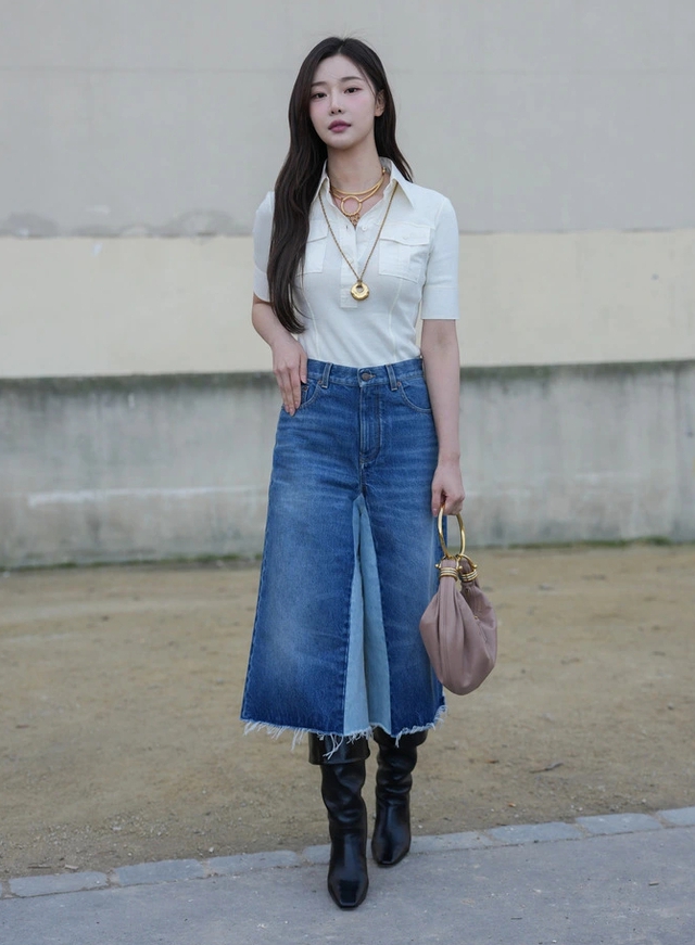 Những cách kết hợp quần culottes đẹp nhất, từ ngày đến đêm- Ảnh 1.