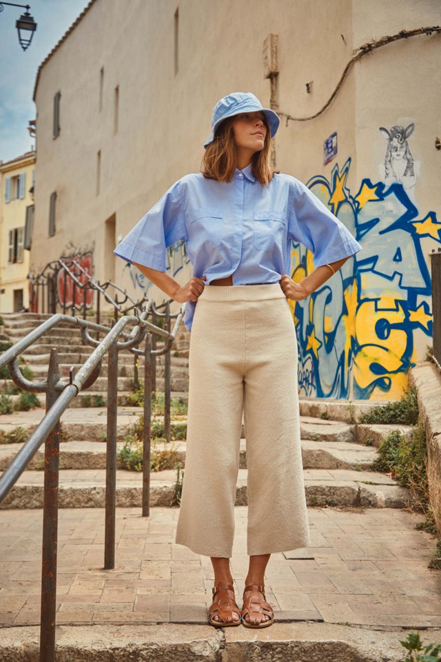 Những cách kết hợp quần culottes đẹp nhất, từ ngày đến đêm- Ảnh 4.