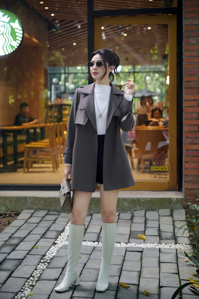 Chạm khẽ vào thu với áo măng tô nhẹ nhàng- Ảnh 8.