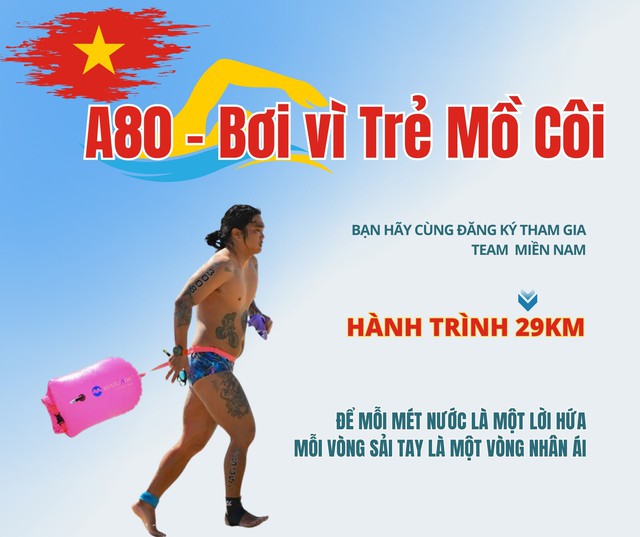 Điều bất ngờ phía sau thử thách bơi mừng Quốc khánh: Chung tay vì trẻ mồ côi - Ảnh 2. Điều bất ngờ phía sau thử thách bơi mừng Quốc khánh: Chung tay vì trẻ mồ côi - Ảnh 2.