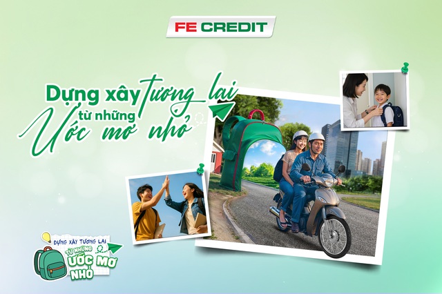 Cùng FE CREDIT 'Dựng xây tương lai từ những ước mơ nhỏ' mùa tựu trường 2025- Ảnh 1. Cùng FE CREDIT 'Dựng xây tương lai từ những ước mơ nhỏ' mùa tựu trường 2025- Ảnh 1.