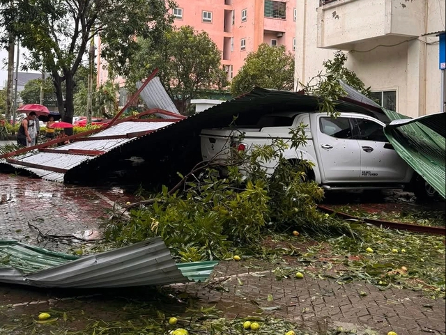 Bão số 5 gây thiệt hại nghiêm trọng tại nhiều địa phương. ẢNH: T.N Bão số 5 gây thiệt hại nghiêm trọng tại nhiều địa phương. ẢNH: T.N