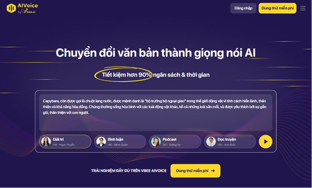 Khám phá Thư viện cộng đồng và tính năng nhân bản giọng nhanh của Vbee- Ảnh 1.