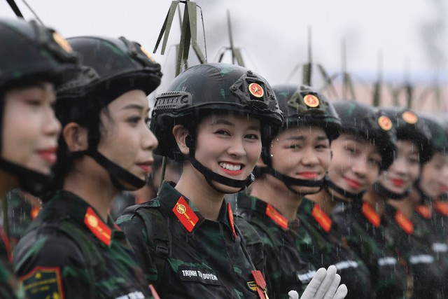 Cô gái sinh ngày 2.9 góp mặt trong đội hình diễu binh, diễu hành - Ảnh 3.