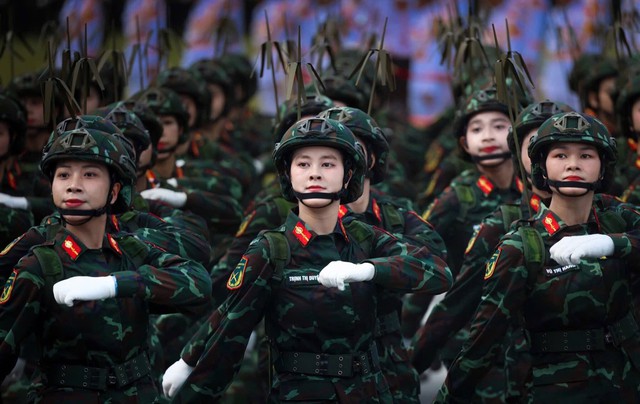 Cô gái sinh ngày 2.9 góp mặt trong đội hình diễu binh, diễu hành - Ảnh 4.