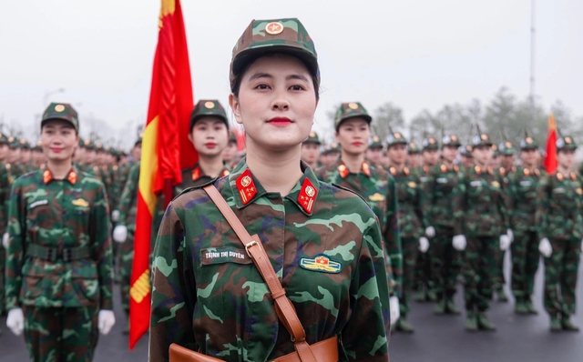 Cô gái sinh ngày 2.9 góp mặt trong đội hình diễu binh, diễu hành - Ảnh 1.