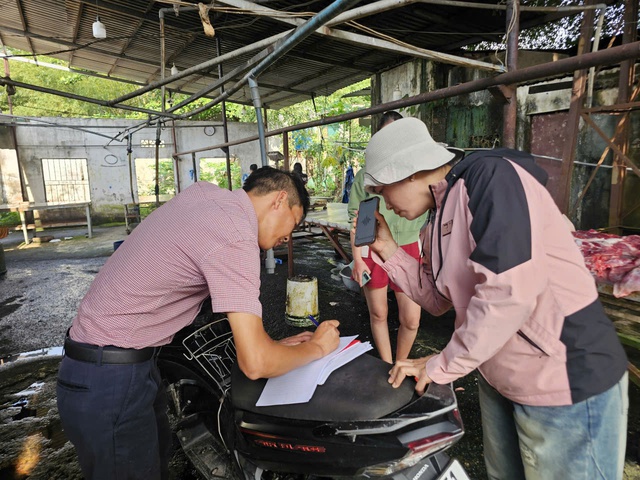 TP.HCM: Lò mổ heo lậu bị công an bắt vẫn ngang nhiên hoạt động giữa ban ngày- Ảnh 1. TP.HCM: Lò mổ heo lậu bị công an bắt vẫn ngang nhiên hoạt động giữa ban ngày- Ảnh 1.