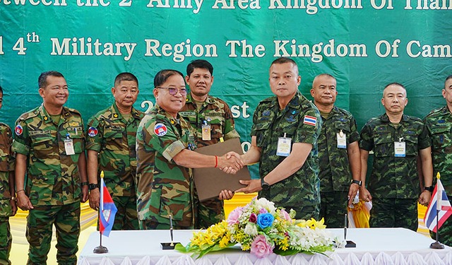 Campuchia, Thái Lan ký 11 thỏa thuận tại cuộc họp bất thường - Ảnh 1.