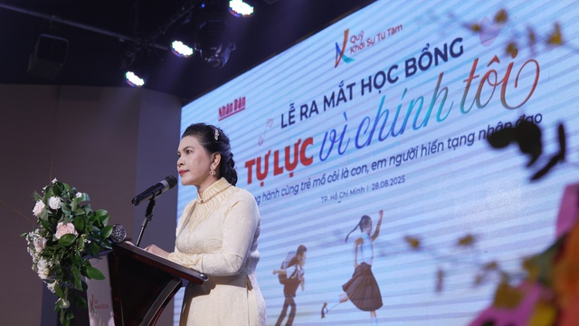 Ra mắt học bổng Tự lực vì chính tôi cho con em có người thân hiến tạng- Ảnh 1. Ra mắt học bổng Tự lực vì chính tôi cho con em có người thân hiến tạng- Ảnh 1.