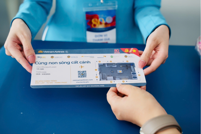 Dấu ấn Vietnam Airlines tại Triển lãm Thành tựu Đất nước - Ảnh 3.