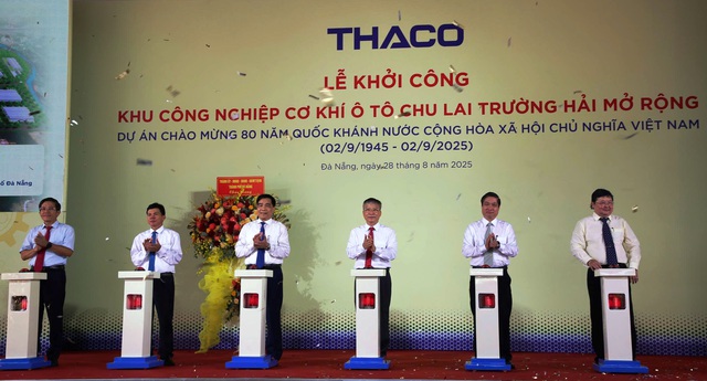 THACO khởi công khu công nghiệp cơ khí ô tô gần 8.000 tỉ đồng- Ảnh 1. THACO khởi công khu công nghiệp cơ khí ô tô gần 8.000 tỉ đồng- Ảnh 1.