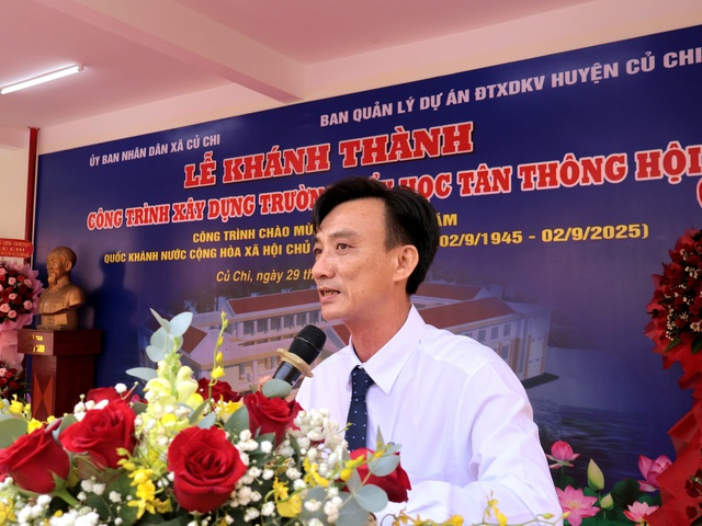 Khánh thành Trường tiểu học Tân Thông Hội hơn 110 tỉ đồng tại Củ Chi- Ảnh 1. Khánh thành Trường tiểu học Tân Thông Hội hơn 110 tỉ đồng tại Củ Chi- Ảnh 1.