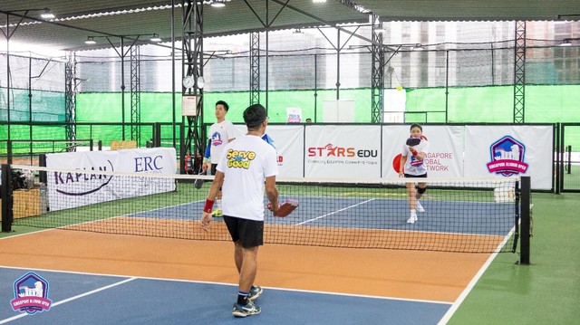 Giải đấu Singapore Alumni Open Pickleball Tournament: Kết nối cựu du học sinh, lan tỏa y&ecirc;u thương - Ảnh 5.
