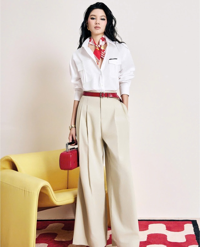 Lan tỏa tinh thần Việt qua những bộ trang phục thời trang mùa lễ- Ảnh 5. Lan tỏa tinh thần Việt qua những bộ trang phục thời trang mùa lễ- Ảnh 5.