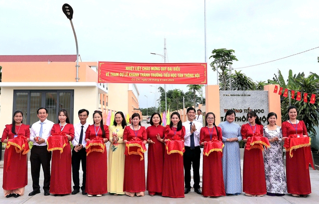 Khánh thành Trường tiểu học Tân Thông Hội hơn 110 tỉ đồng tại Củ Chi- Ảnh 2. Khánh thành Trường tiểu học Tân Thông Hội hơn 110 tỉ đồng tại Củ Chi- Ảnh 2.