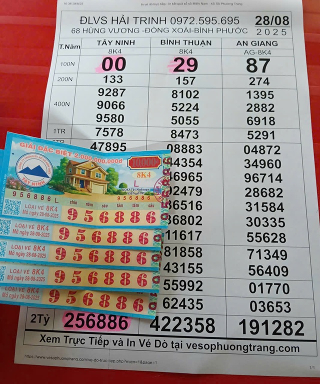 Xổ số miền Nam ngày 29 tháng 8: Vừa xuất hiện những tờ trúng đài Vĩnh Long- Ảnh 2. Xổ số miền Nam ngày 29 tháng 8: Vừa xuất hiện những tờ trúng đài Vĩnh Long- Ảnh 2.