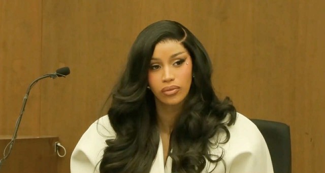 Video hầu tòa của Cardi B làm 'dậy sóng' mạng xã hội - Ảnh 1.