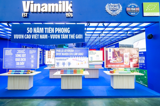 Vinamilk tạo điểm nhấn tại triển lãm thành tựu đất nước 80 năm - Ảnh 1.