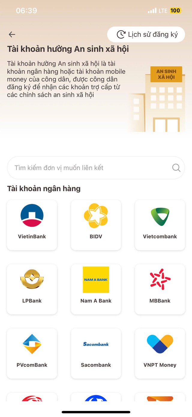 Những ngân hàng nào đã liên kết trên tài khoản an sinh xã hội của VNeID?- Ảnh 1. Những ngân hàng nào đã liên kết trên tài khoản an sinh xã hội của VNeID?- Ảnh 1.
