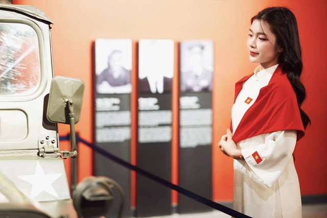 &lsquo;Hot girl&rsquo; b&oacute;ng chuyền H&agrave; Kiều Vy g&acirc;y thương nhớ với bộ ảnh mừng Quốc kh&aacute;nh - Ảnh 3.