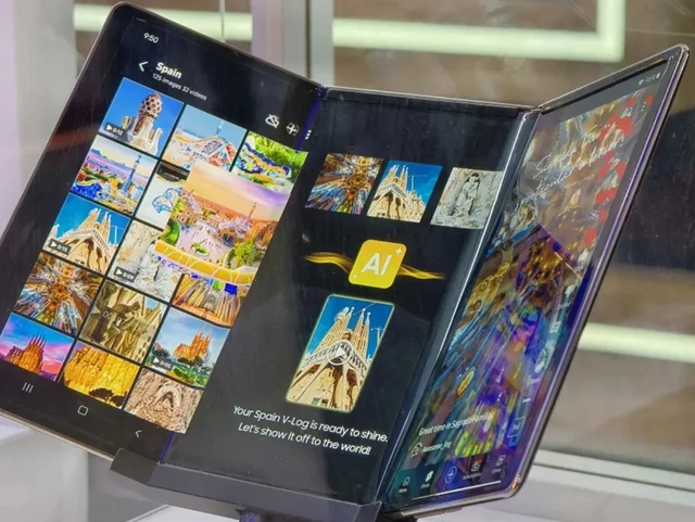 Samsung sẽ đưa Galaxy TriFold th&agrave;nh một t&aacute;c phẩm nghệ thuật - Ảnh 1.