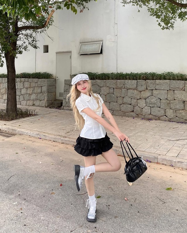 'Nữ hoàng' của mọi cuộc dạo phố gọi tên chân váy tầng- Ảnh 8.