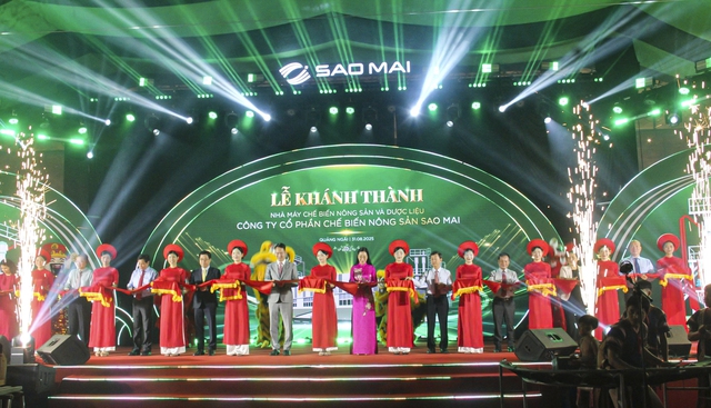 Khánh thành nhà máy chế biến nông sản và dược liệu 500 tỉ đồng- Ảnh 2. Khánh thành nhà máy chế biến nông sản và dược liệu 500 tỉ đồng- Ảnh 2.