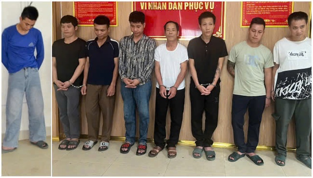 Bắt nh&oacute;m nghi phạm thực hiện 50 vụ trộm ch&oacute;, mang kiếm, k&iacute;ch điện để chống trả - Ảnh 1.