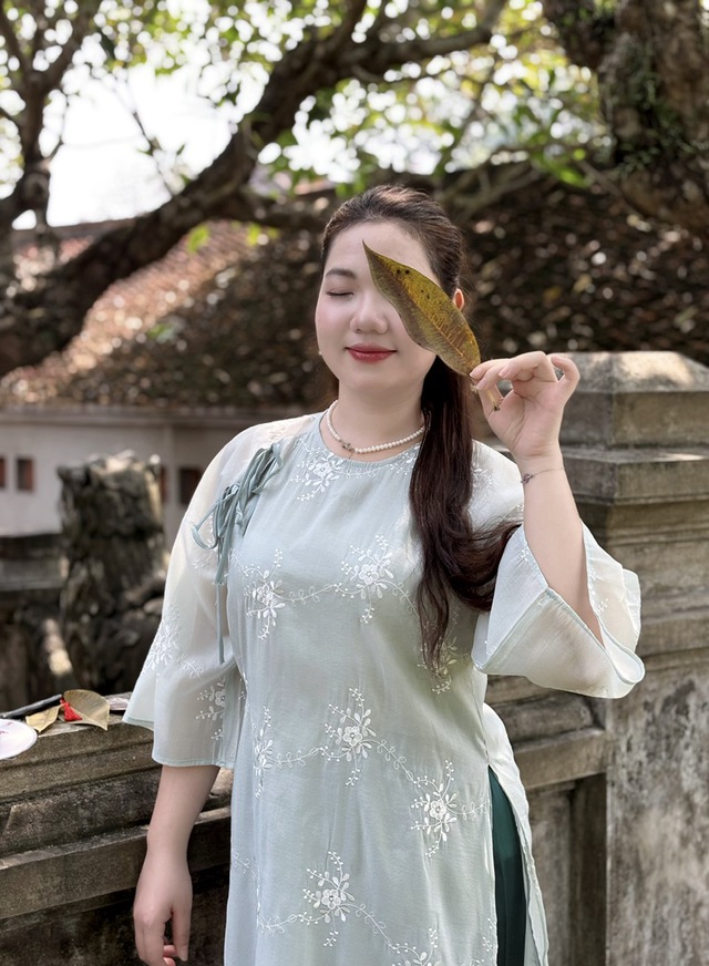 Áo dài bigsize dành riêng cho cô nàng ngoại cỡ - Ảnh 5.