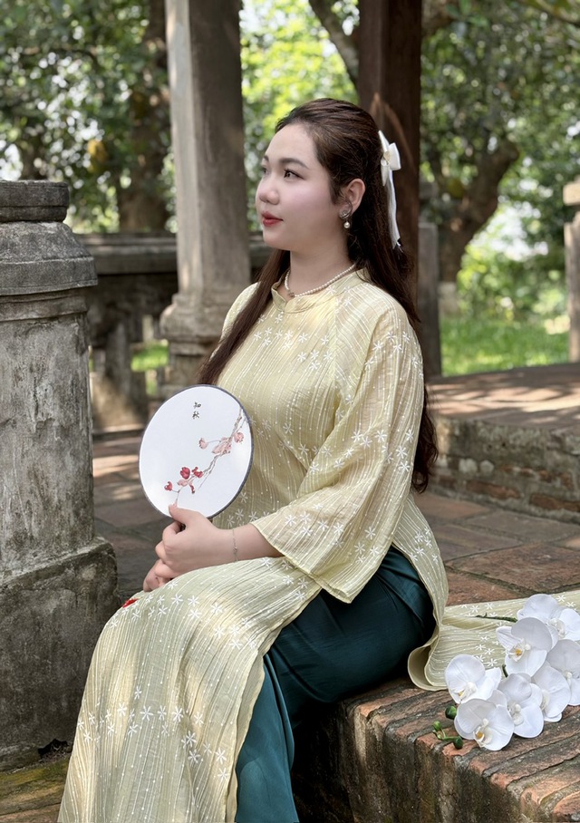 Áo dài bigsize dành riêng cho cô nàng ngoại cỡ - Ảnh 7.