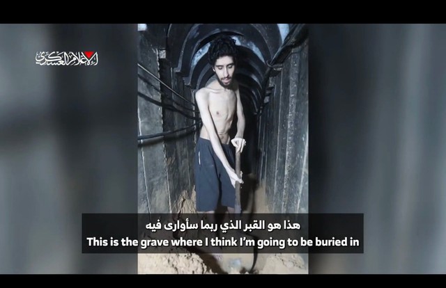 Công bố hình ảnh con tin 'tự đào huyệt', Hamas ra điều kiện với Israel- Ảnh 1.