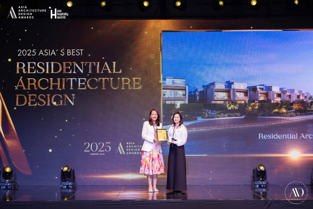 Dinh thự The Rivus gi&agrave;nh giải thưởng &lsquo;Thiết kế nh&agrave; ở xuất sắc nhất ch&acirc;u &Aacute; 2025&rsquo; - Ảnh 1.
