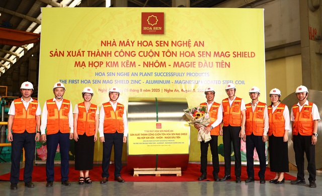 Tập đo&agrave;n Hoa Sen sản xuất th&agrave;nh c&ocirc;ng t&ocirc;n si&ecirc;u bền Hoa Sen Mag Shield - Ảnh 4.