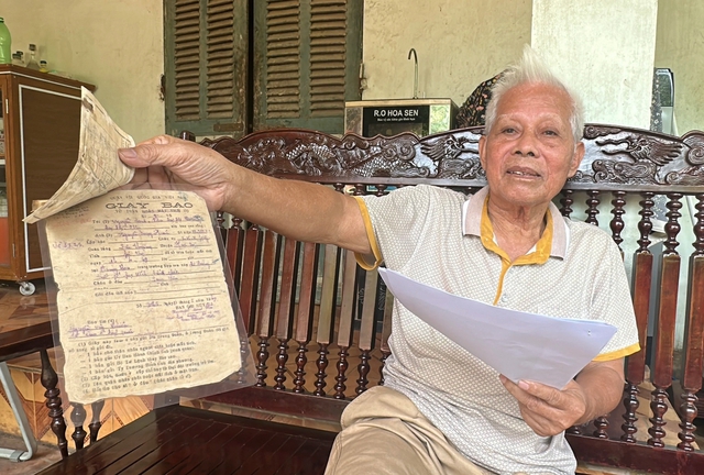 Gia đình một liệt sĩ phản ánh về việc bị 'treo' chế độ thờ cúng- Ảnh 1. Gia đình một liệt sĩ phản ánh về việc bị 'treo' chế độ thờ cúng- Ảnh 1.