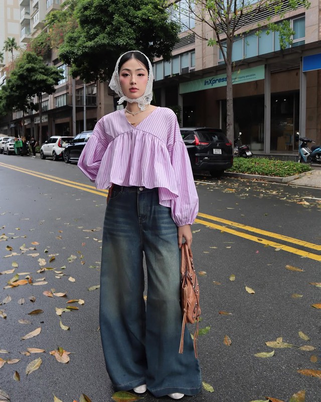 Thay đổi phong cách công sở với áo blouse- Ảnh 1.