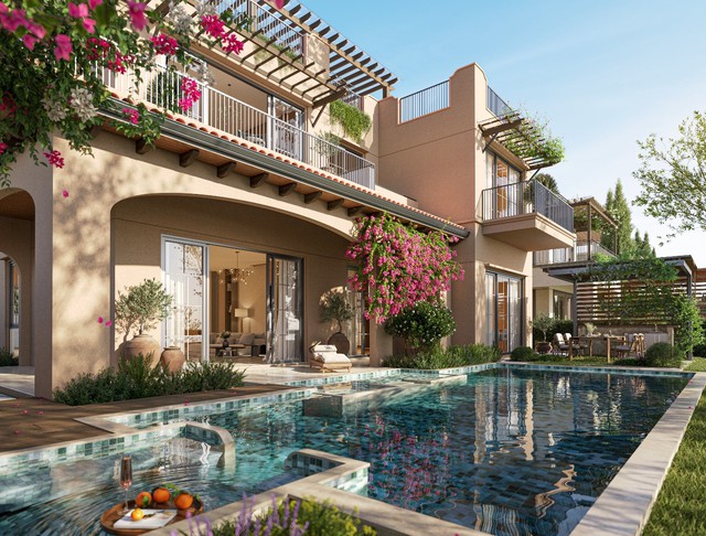 Cảm hứng Địa Trung Hải trong bộ sưu tập tư dinh The Pearl - Ảnh 1.