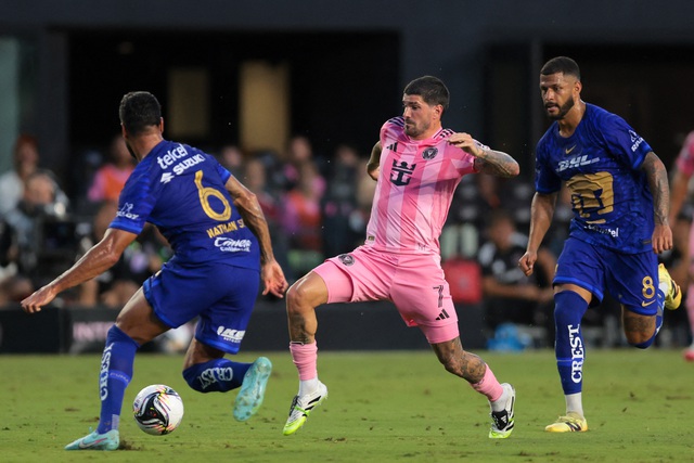 De Paul thay Messi đưa Inter Miami vào tứ kết Leagues Cup - Ảnh 1.
